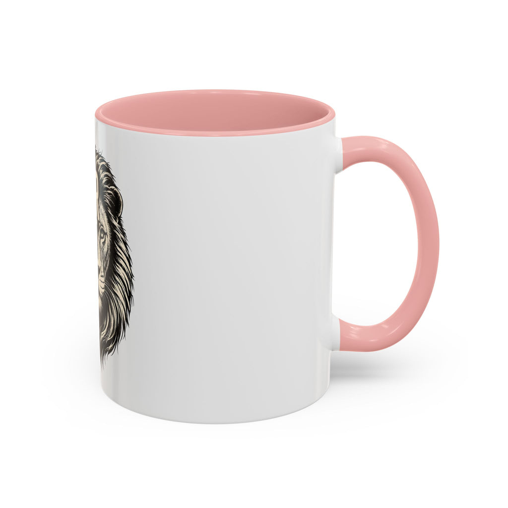 Power Doesn't Prove Itself Lion Coffee Mug — Motivational Accent Mug (11/15 oz)
