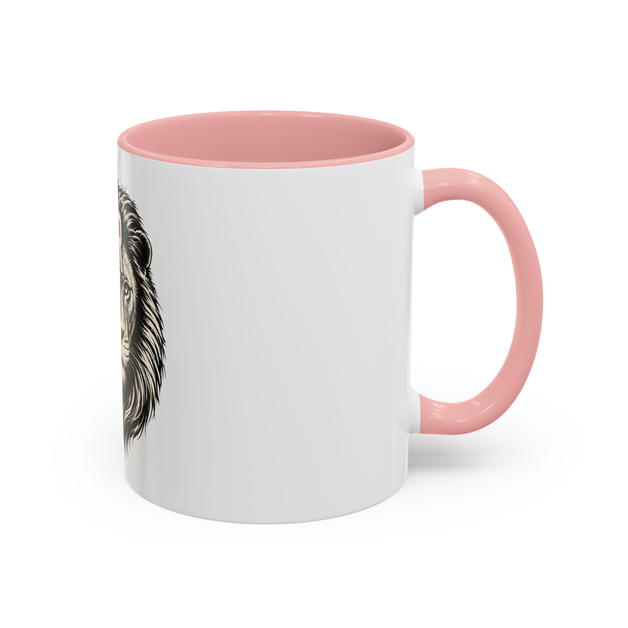 Power Doesn't Prove Itself Lion Coffee Mug — Motivational Accent Mug (11/15 oz)
