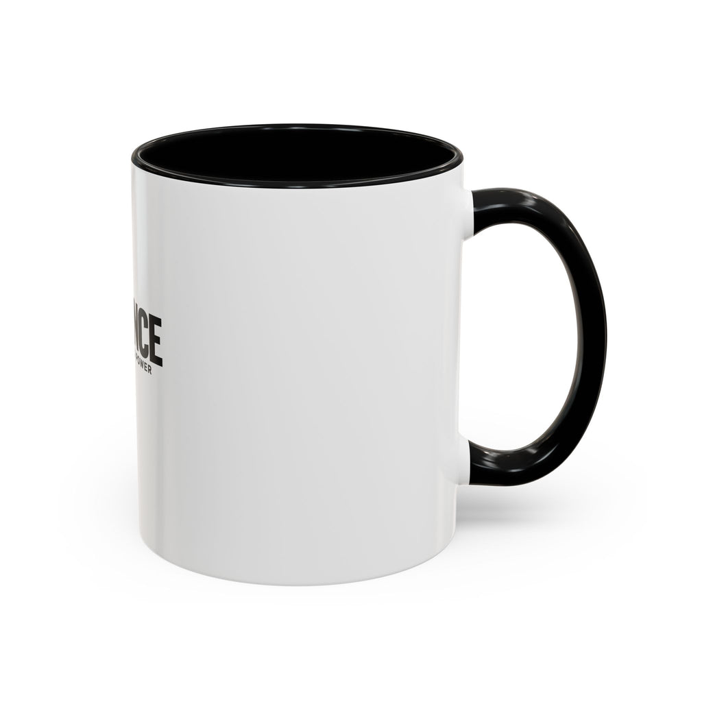 Patience Is Power Lion Coffee Mug — Inspirational Accent Mug (11/15oz)