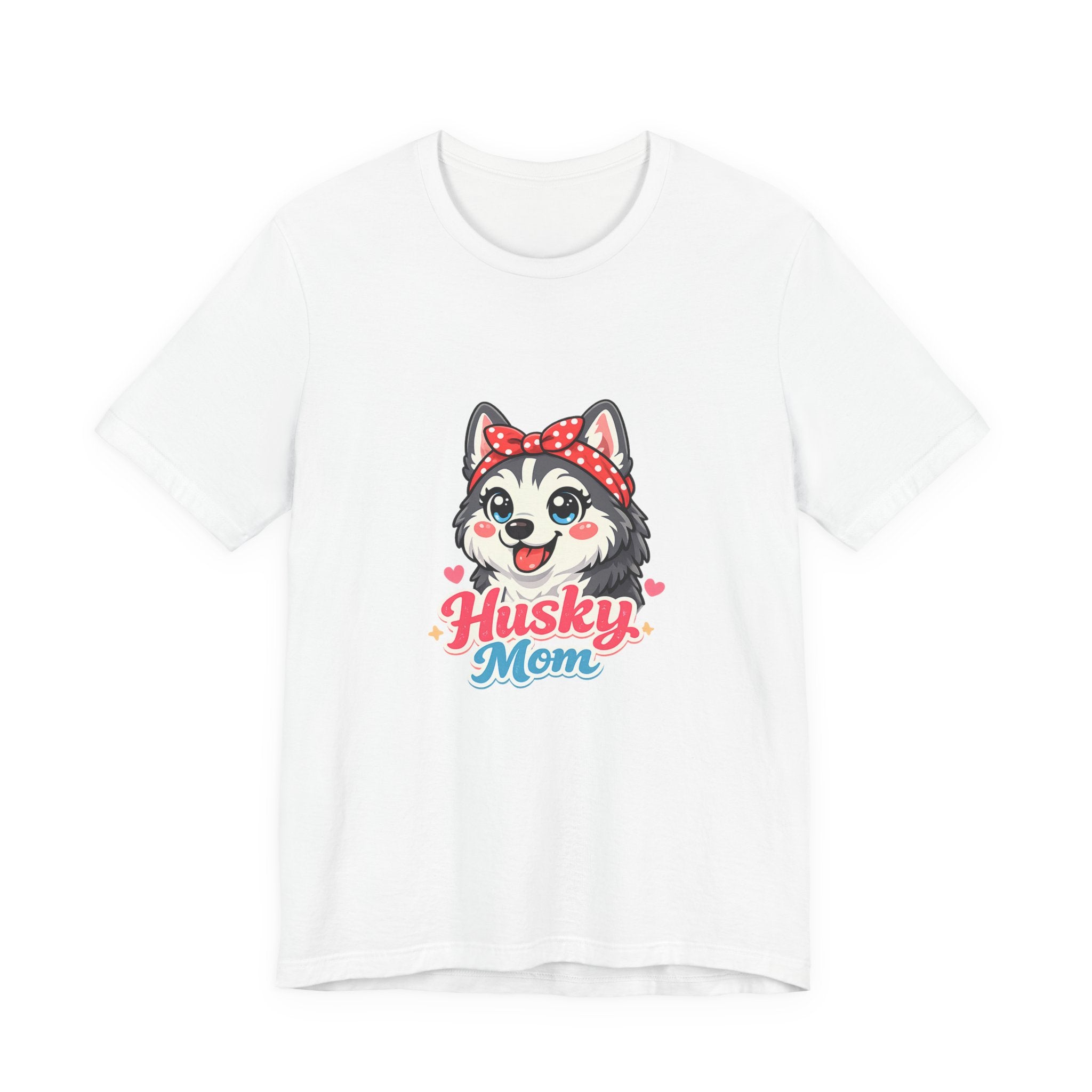 Husky Mom T-Shirt — Cute Cartoon Husky Mom Tee