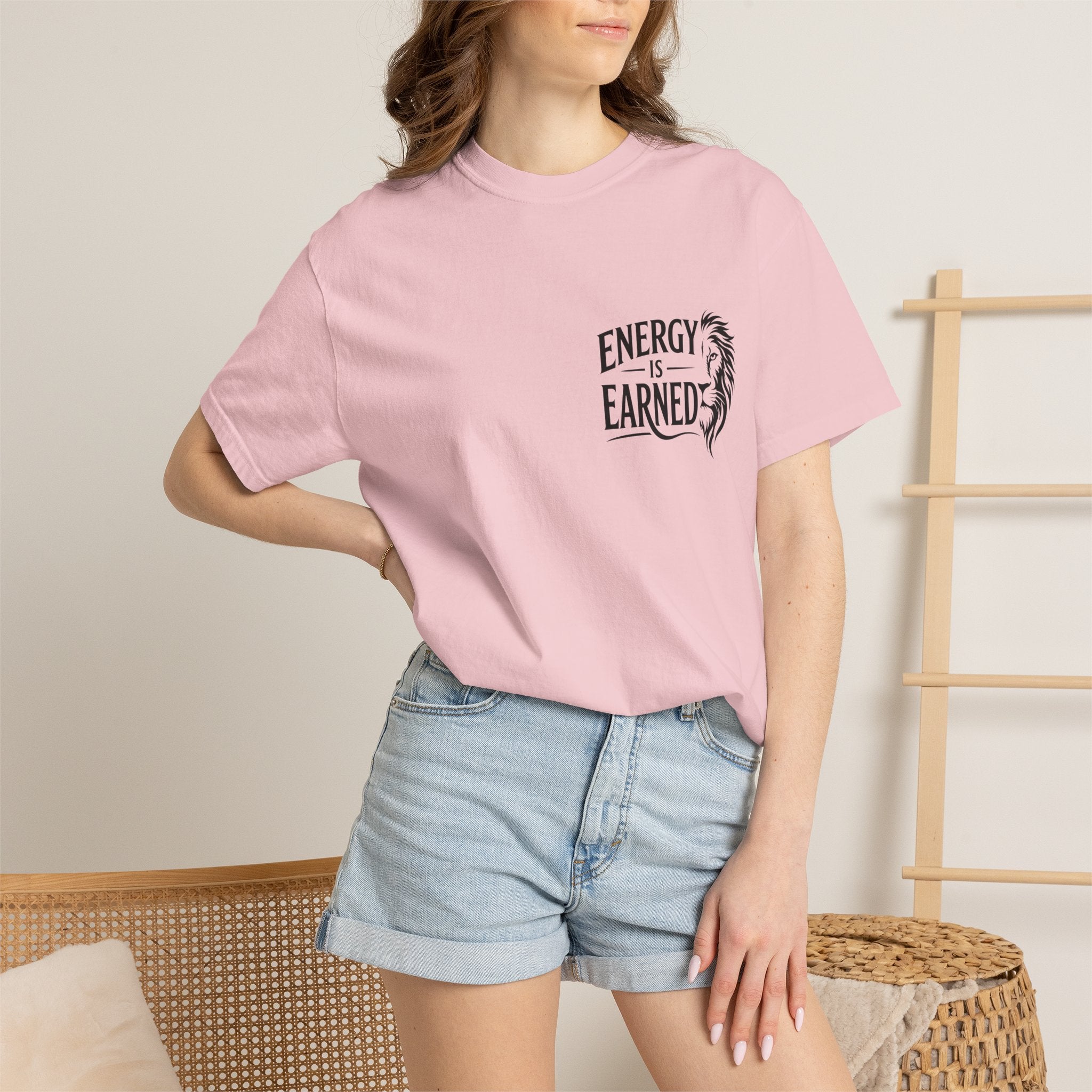 Energy Is Earned T-Shirt — Motivational Fitness Tee