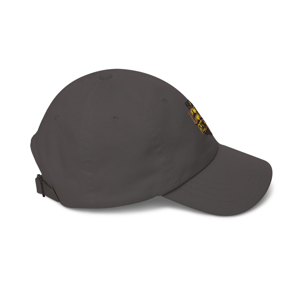 Lion Graphic Dad Cap — "Ever Lifts Rest" Embroidered Baseball Hat