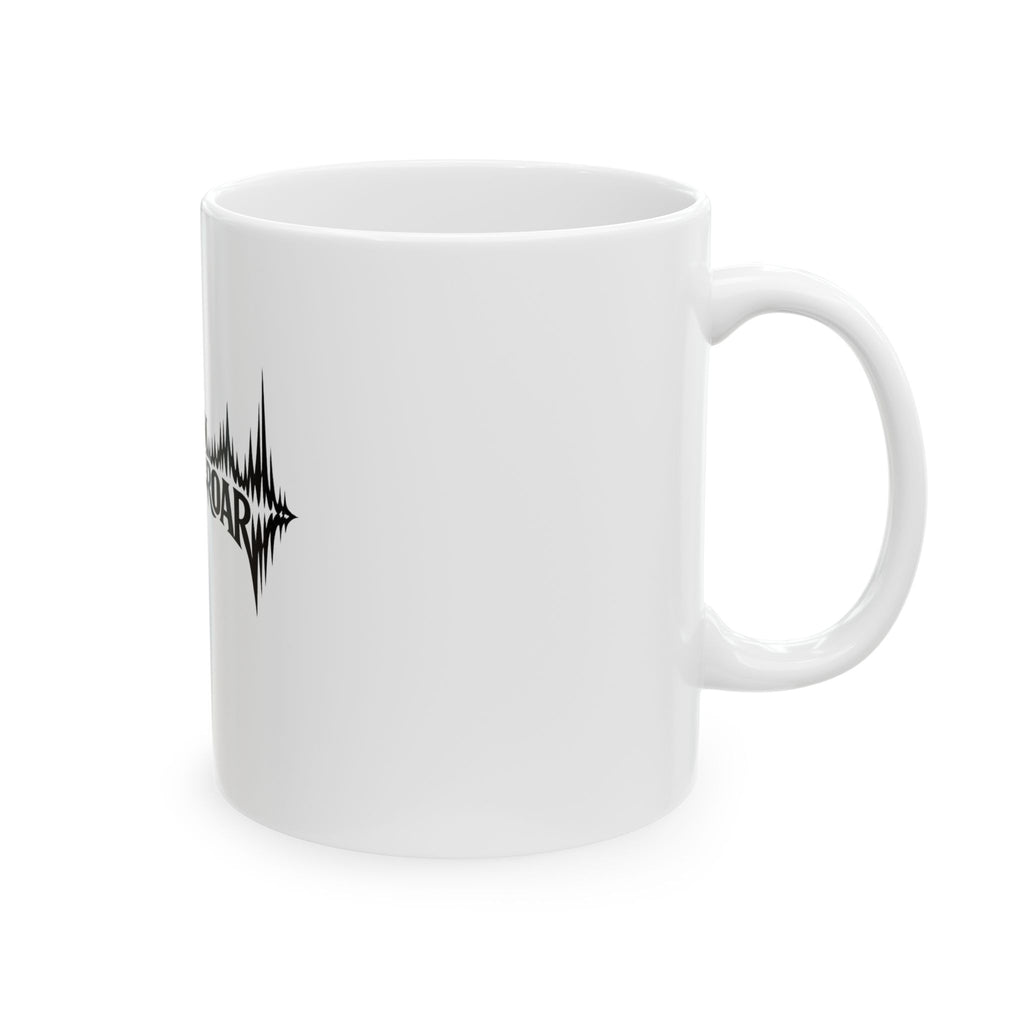 Ceramic Mug — "Calm Before the Roar" Lion Soundwave Coffee Mug (11oz, 15oz)