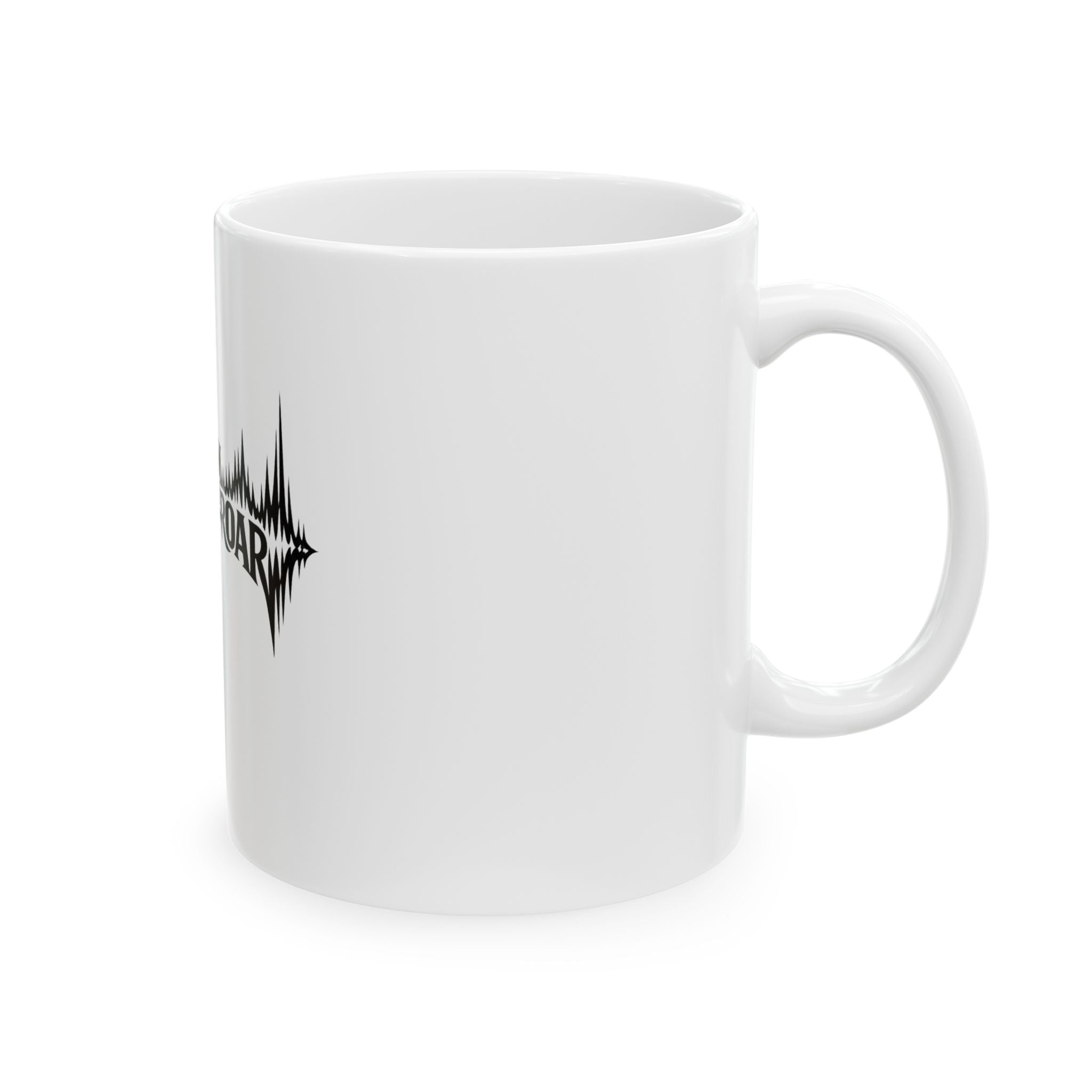 Ceramic Mug — "Calm Before the Roar" Lion Soundwave Coffee Mug (11oz, 15oz)