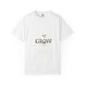 Grow Plant T-Shirt — Botanical 'GROW' Graphic Tee for Gardeners & Plant Lovers