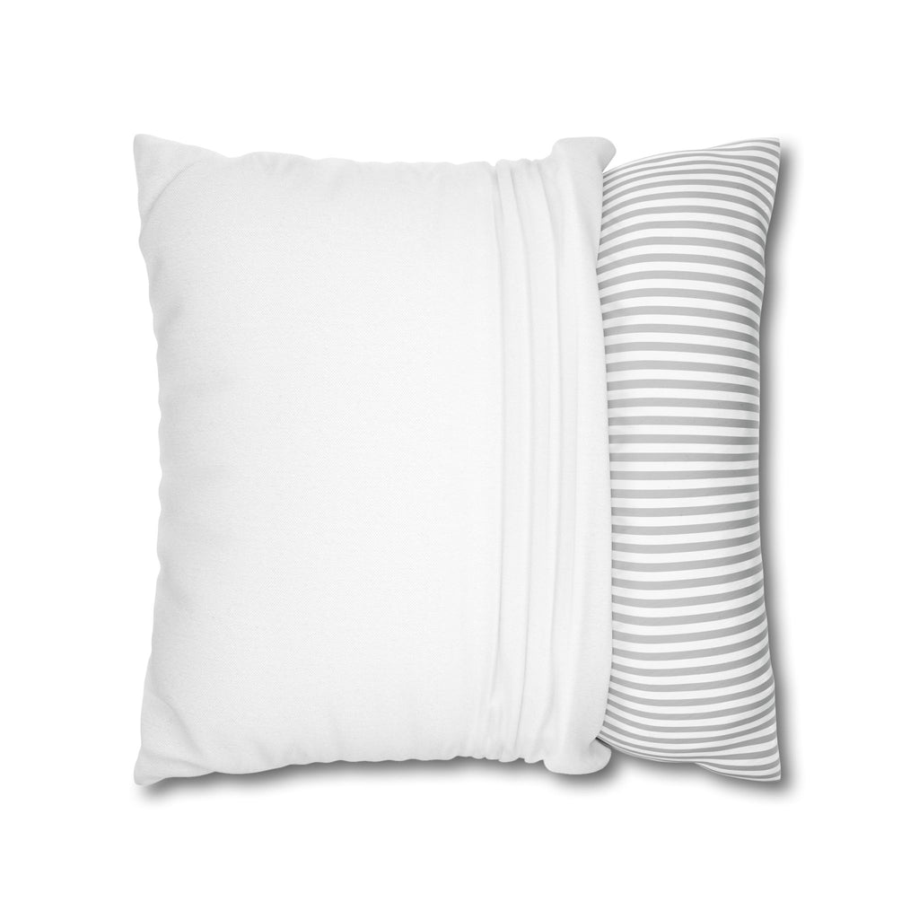 Tiger Face Decorative Pillowcase — 'Fierce' Split Design Spun Polyester Accent Pillow