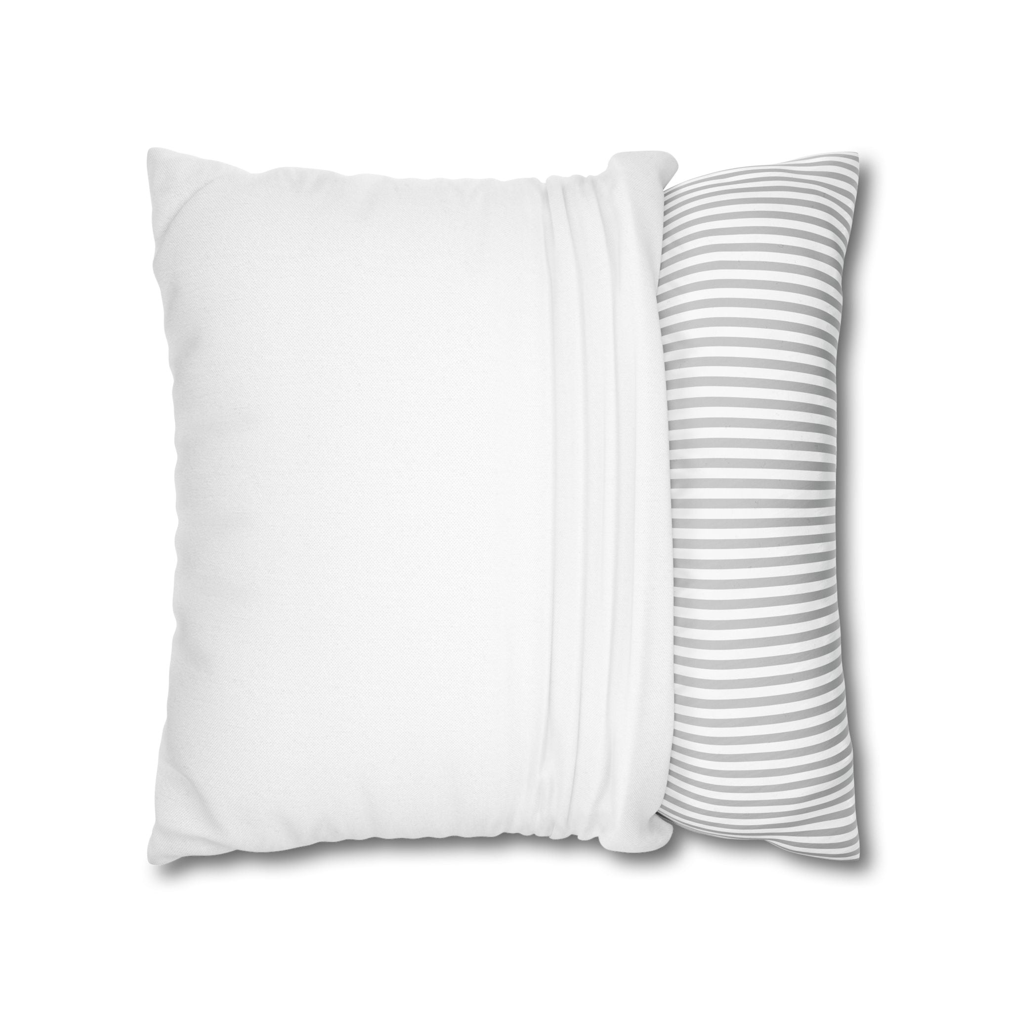 Tiger Face Decorative Pillowcase — 'Fierce' Split Design Spun Polyester Accent Pillow