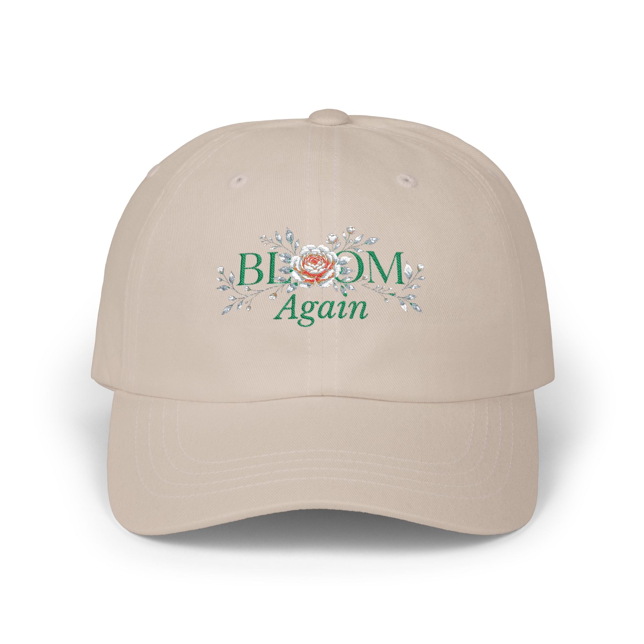 Bloom Again Dad Cap — Floral Embroidered Classic Baseball Hat