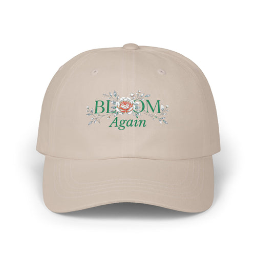 Bloom Again Dad Cap — Floral Embroidered Classic Baseball Hat