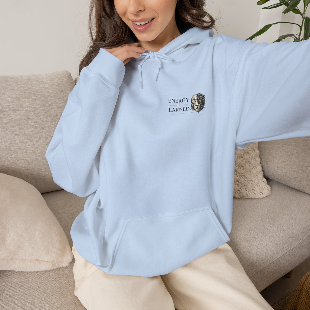 Minimal 'I’m Fine, I’m Not' Hoodie with Subtle Face Graphic