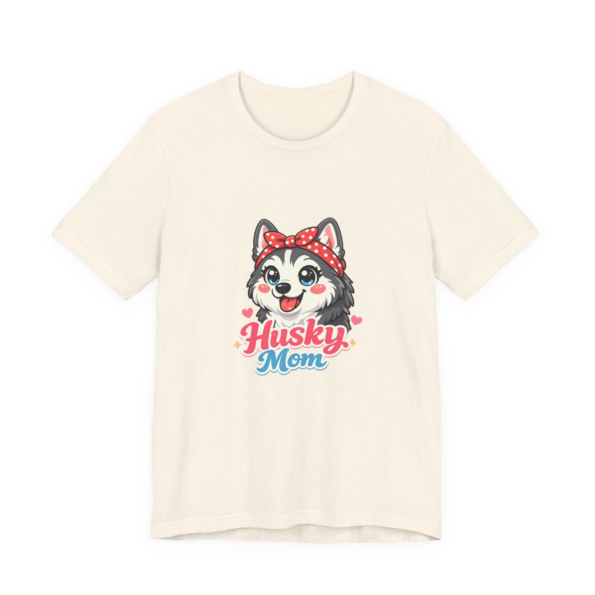 Husky Mom T-Shirt — Cute Cartoon Husky Mom Tee