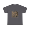 Power Doesn't Prove Itself Lion Graphic Tee — Motivational Men's White T-Shirt