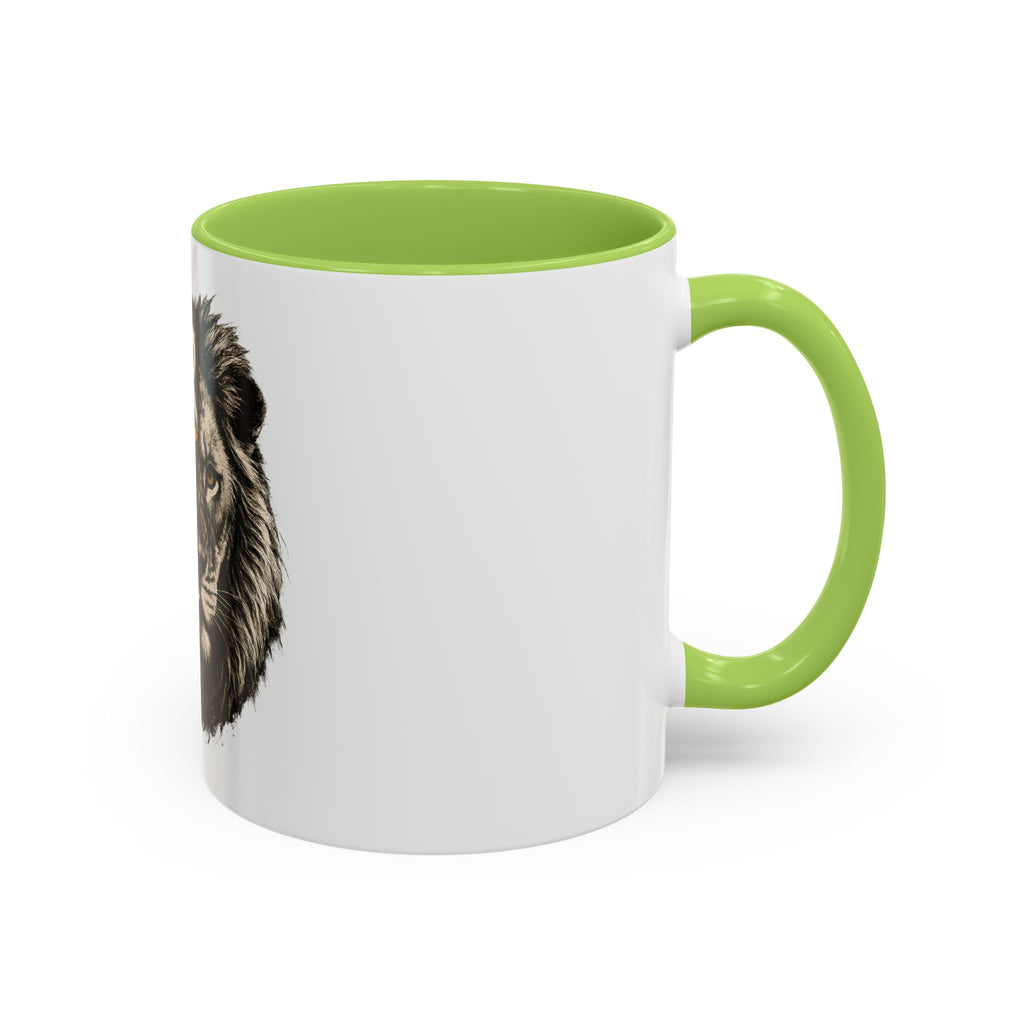 Power Doesn't Prove Itself Lion Accent Coffee Mug — Motivational 11/15oz Gift