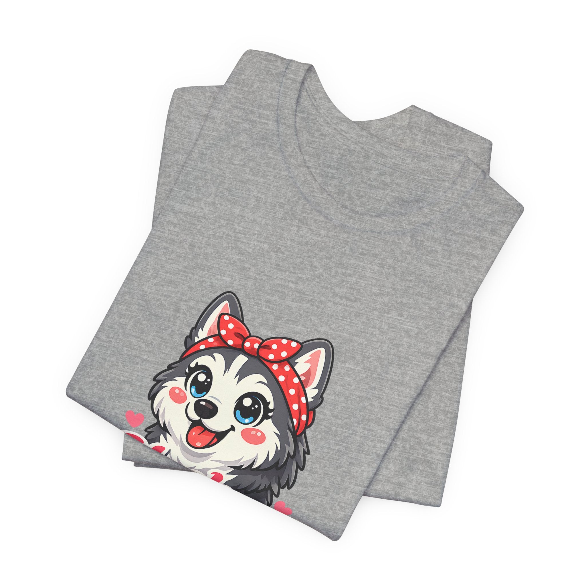Husky Mom T-Shirt — Cute Cartoon Husky Mom Tee