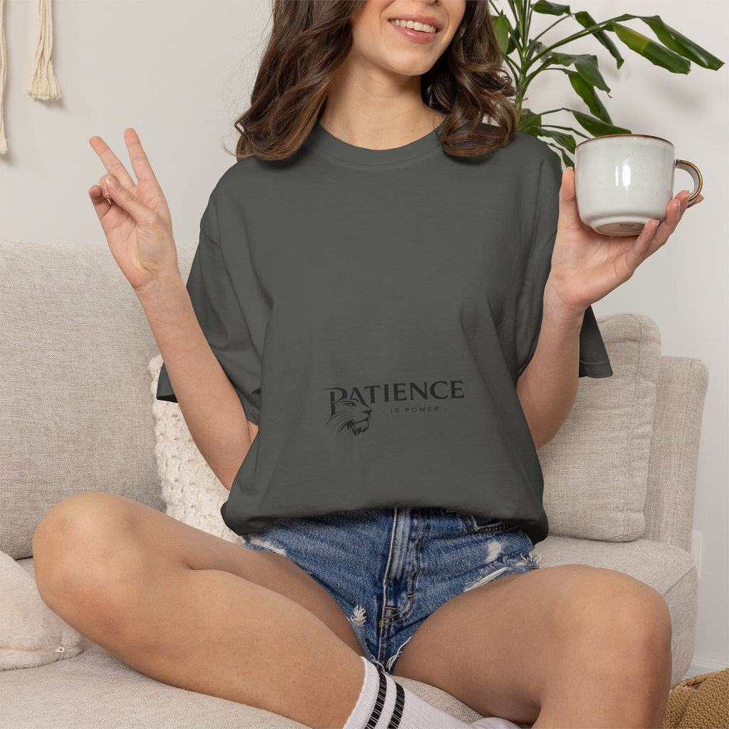 Patience Tee — Minimalist 'Patience' Graphic T-Shirt