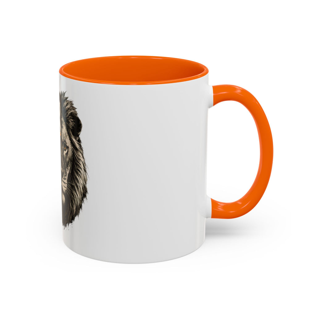 Power Doesn't Prove Itself Lion Accent Coffee Mug — Motivational 11/15oz Gift