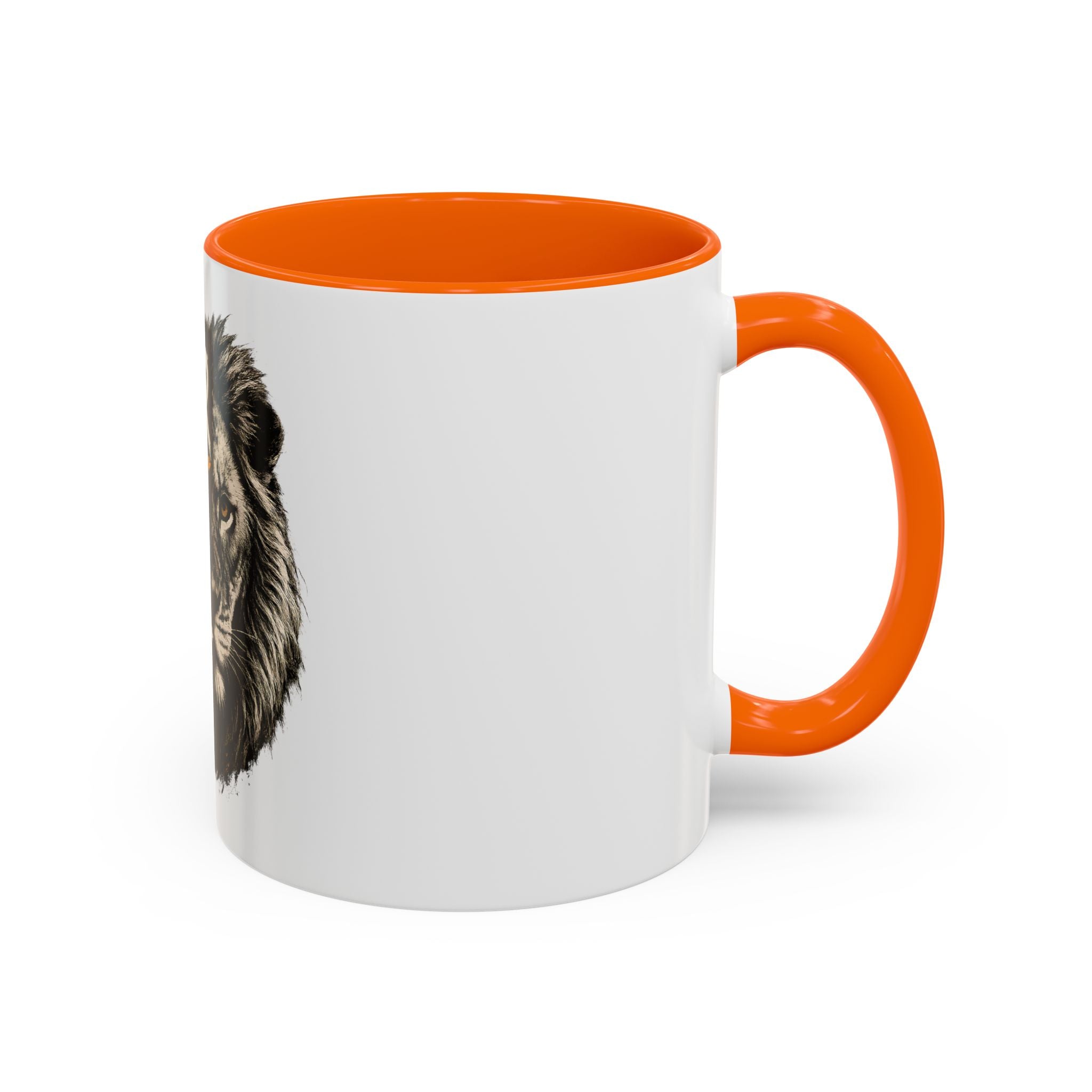 Power Doesn't Prove Itself Lion Accent Coffee Mug — Motivational 11/15oz Gift