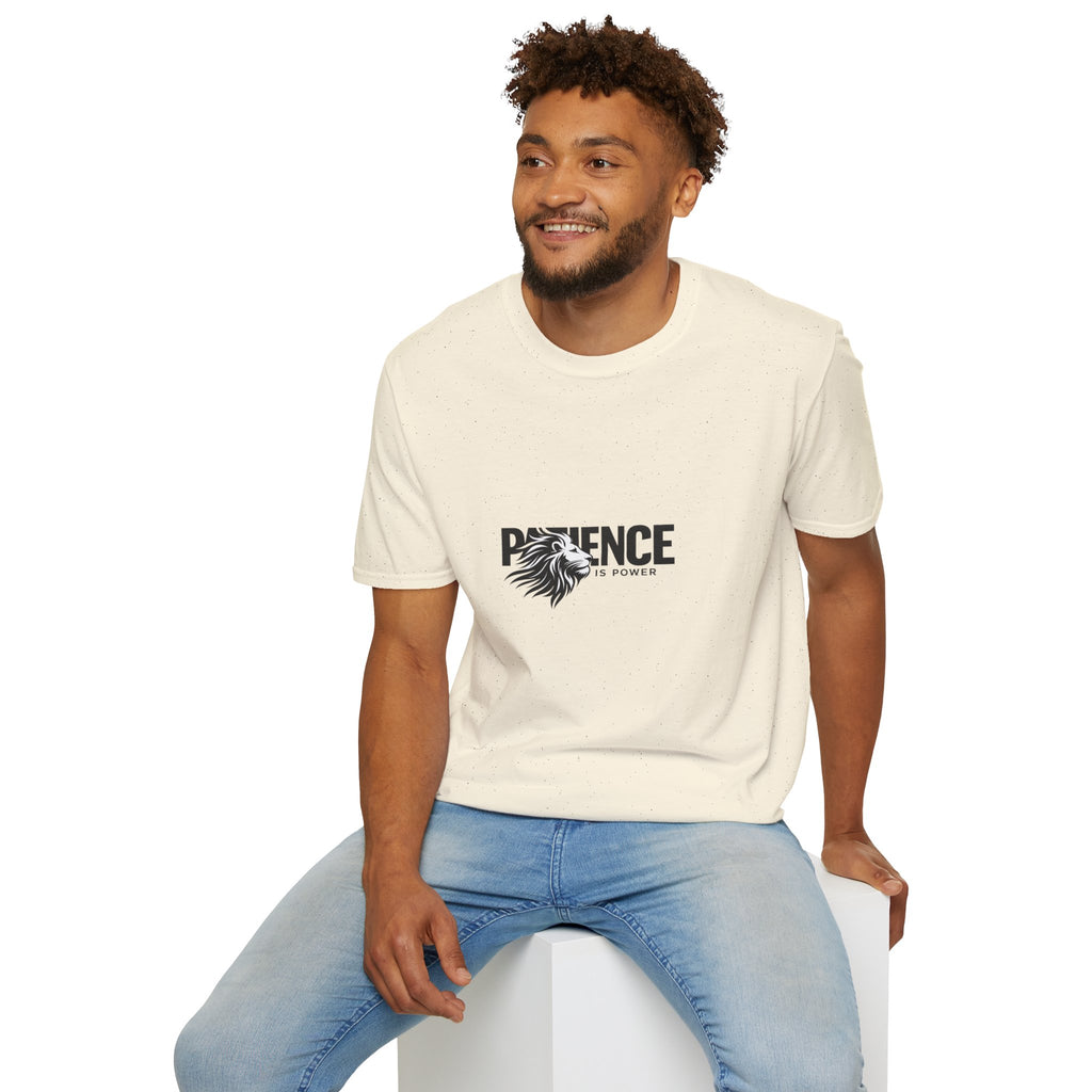 Patience Is Power Lion T-Shirt — Motivational Graphic Tee