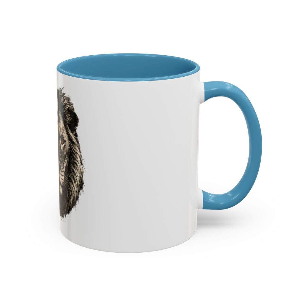 Power Doesn't Prove Itself Lion Accent Coffee Mug — Motivational 11/15oz Gift