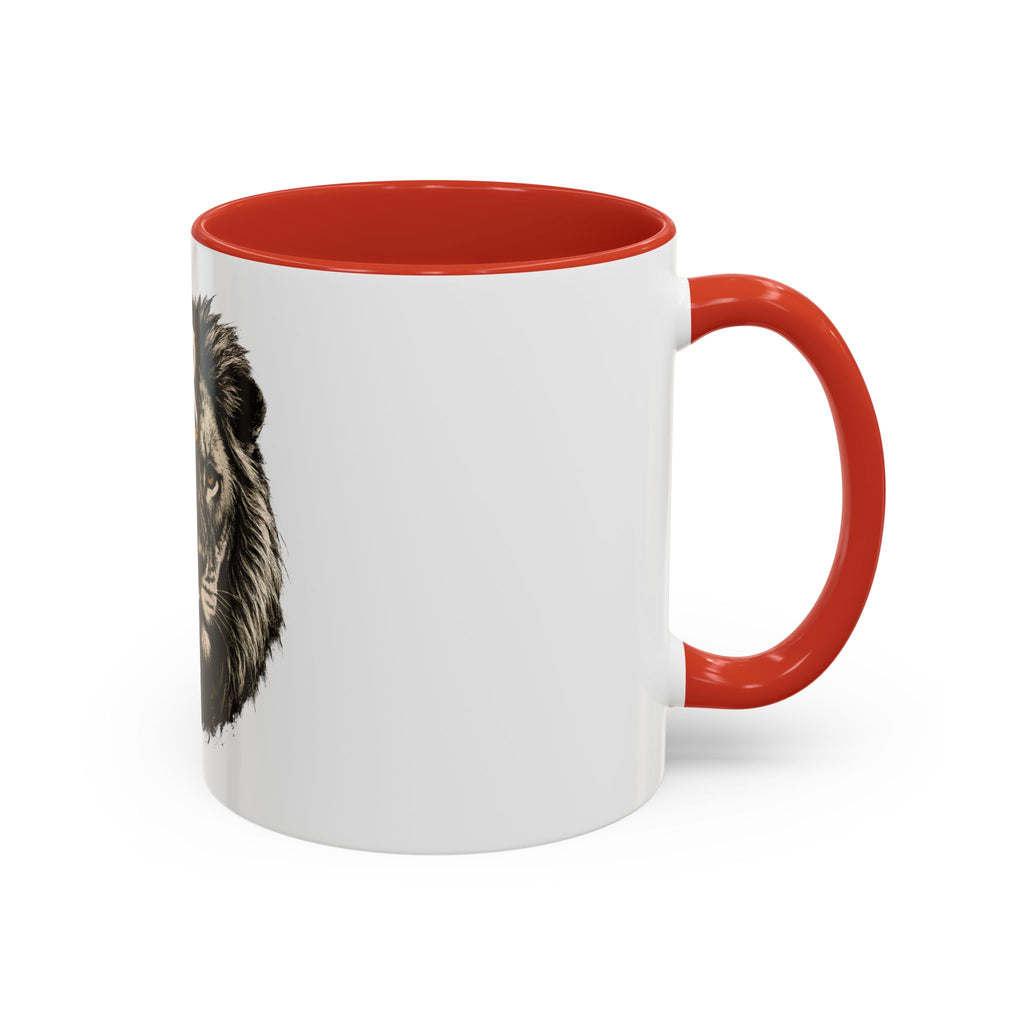 Power Doesn't Prove Itself Lion Accent Coffee Mug — Motivational 11/15oz Gift