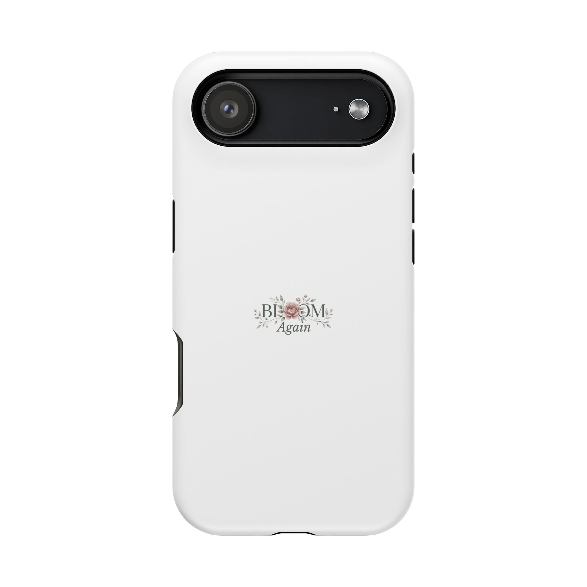 Magnetic Impact-Resistant Phone Case — 'Bloom Again' Floral Protective Cover