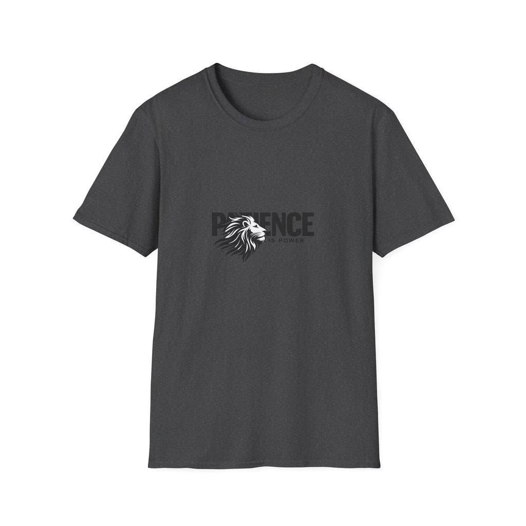 Patience Is Power Lion T-Shirt — Motivational Graphic Tee