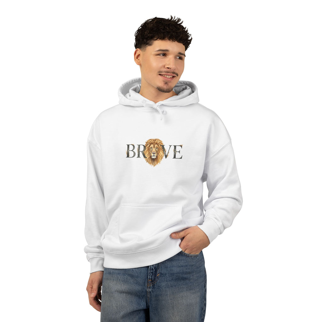 Brave Lion Hoodie — Inspirational Graphic Pullover