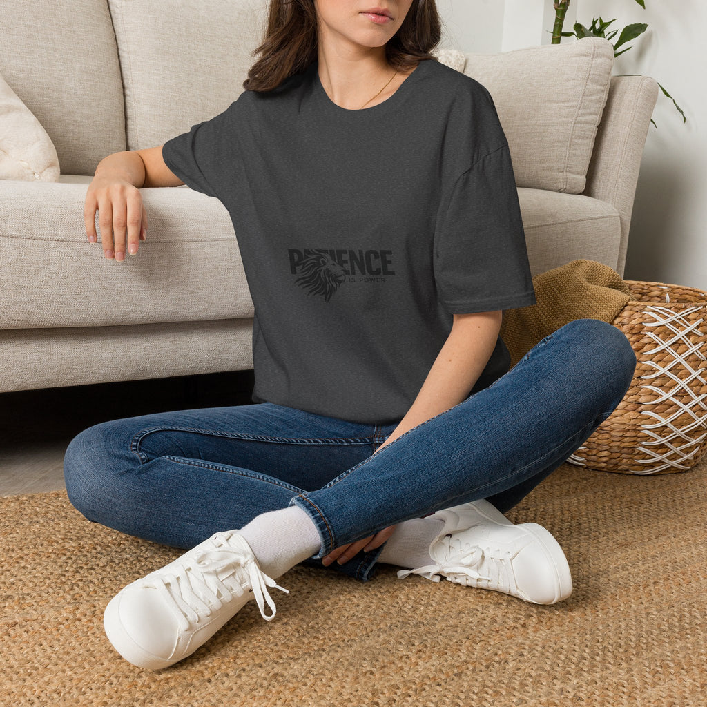 Patience Lion T-Shirt — Inspirational Graphic Tee