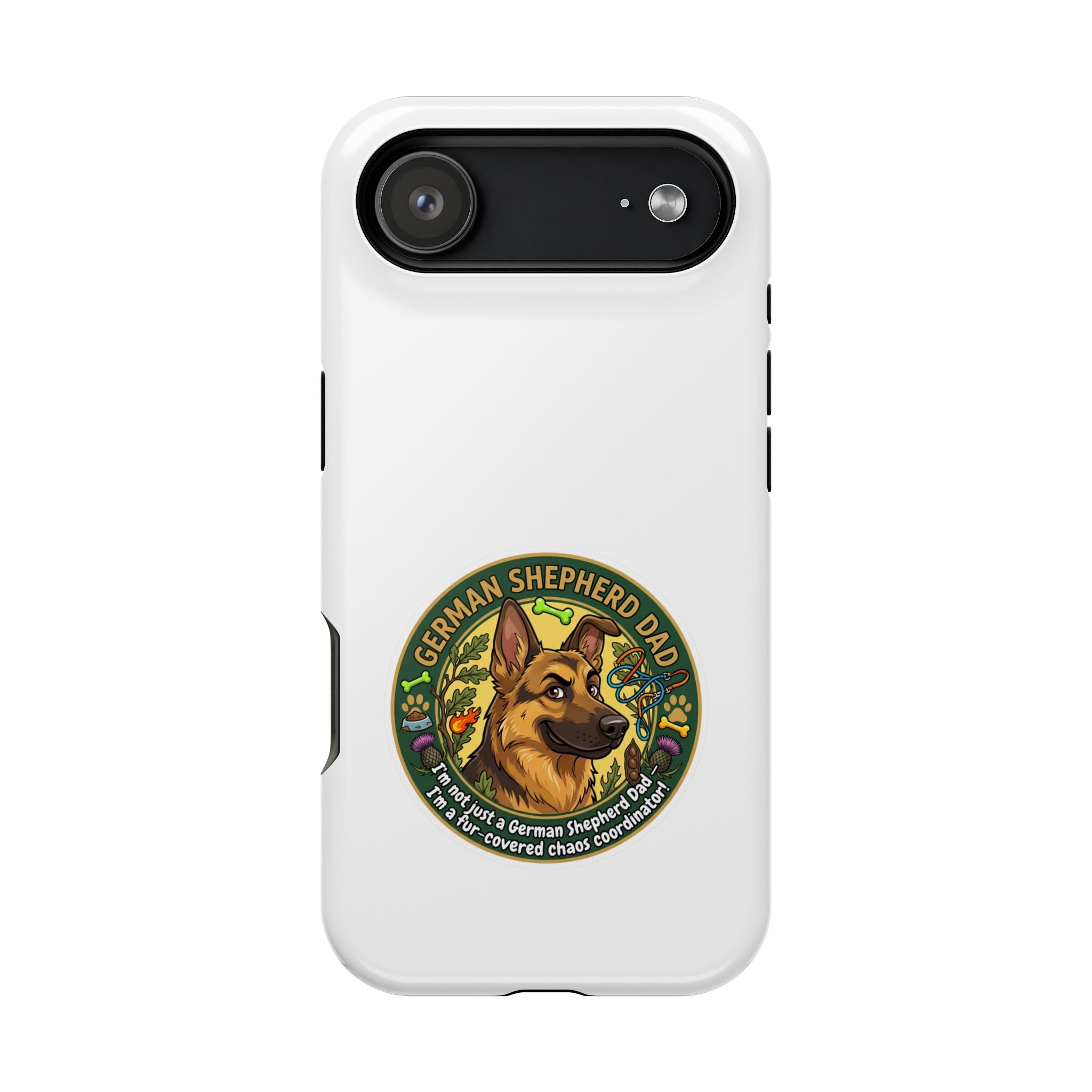 German Shepherd Dad Magnetic Impact-Resistant Phone Case