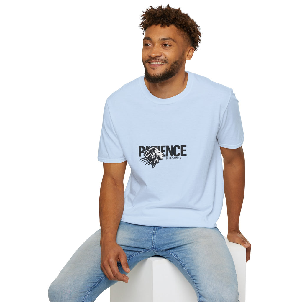 Patience Is Power Lion T-Shirt — Motivational Graphic Tee