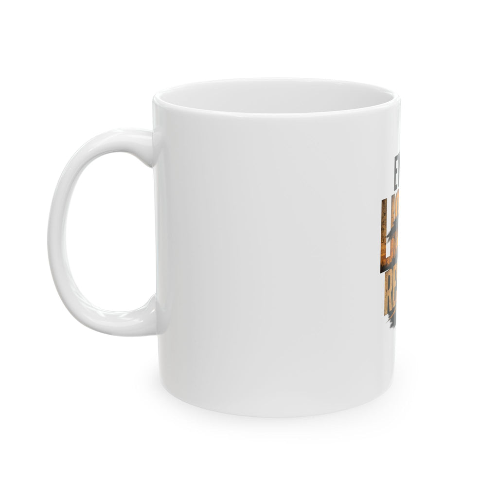 Even Lions Rest Lion Graphic Mug — Inspirational Wildlife Coffee Cup (11oz/15oz)