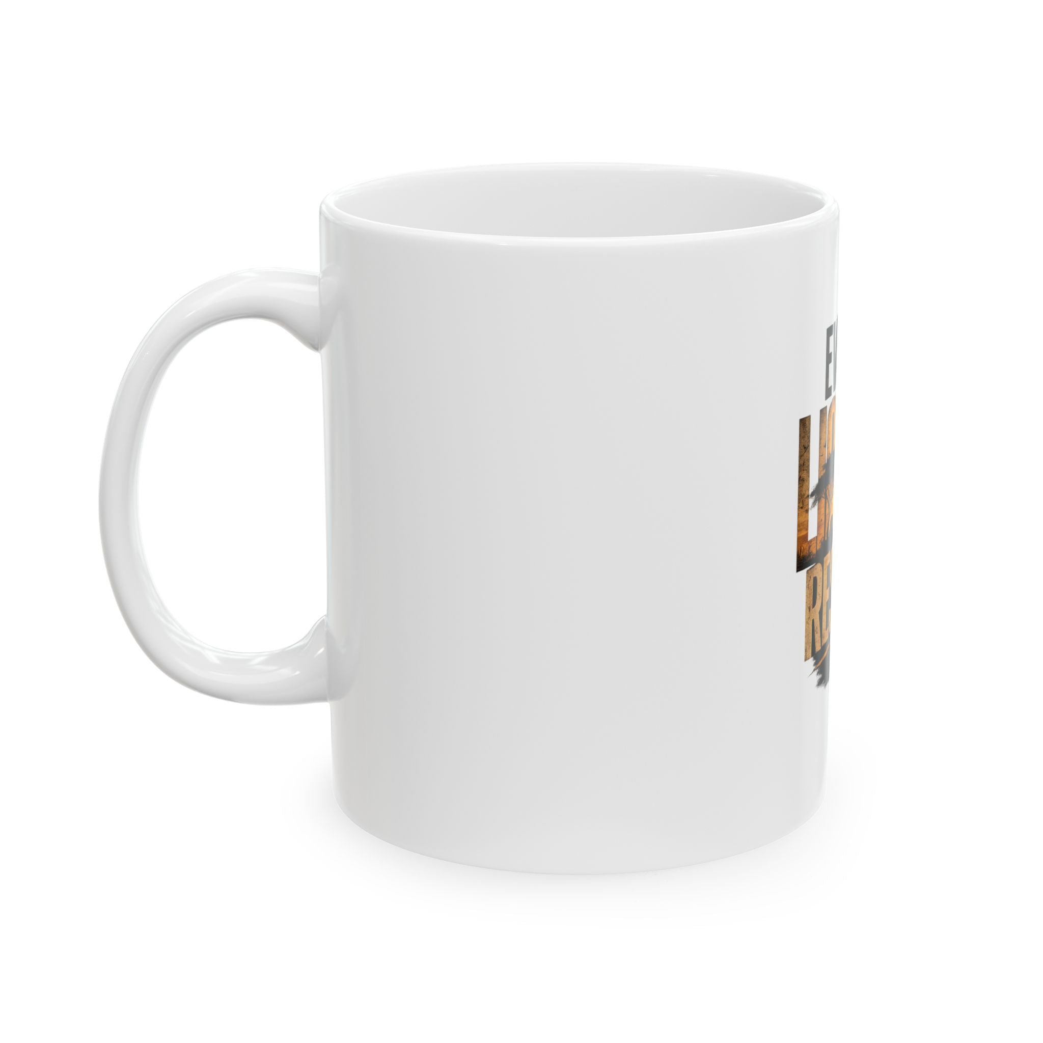 Even Lions Rest Lion Graphic Mug — Inspirational Wildlife Coffee Cup (11oz/15oz)