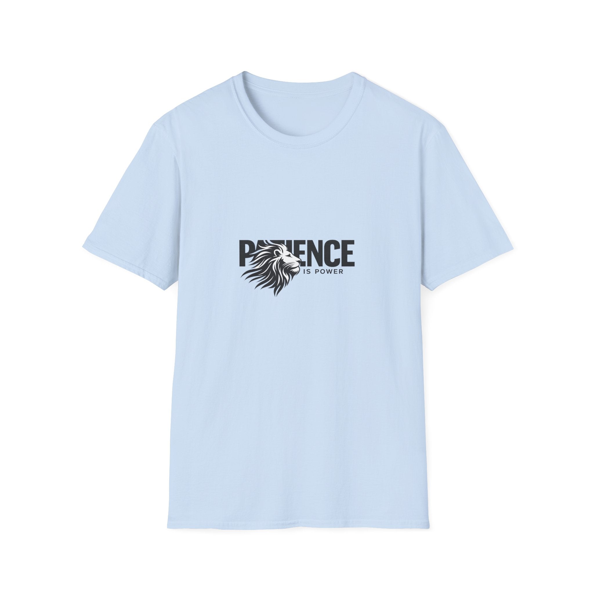 Patience Is Power Lion T-Shirt — Motivational Graphic Tee
