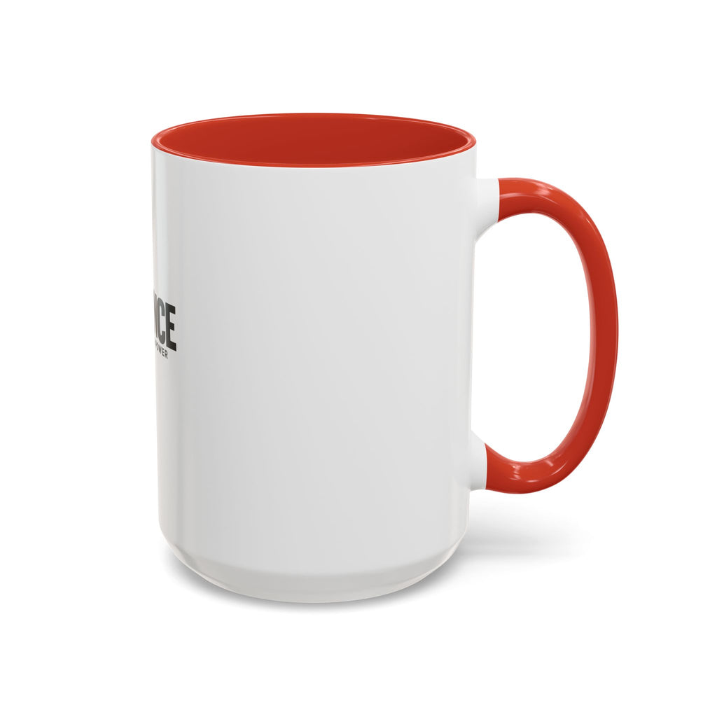 Patience Is Power Lion Coffee Mug — Inspirational Accent Mug (11/15oz)