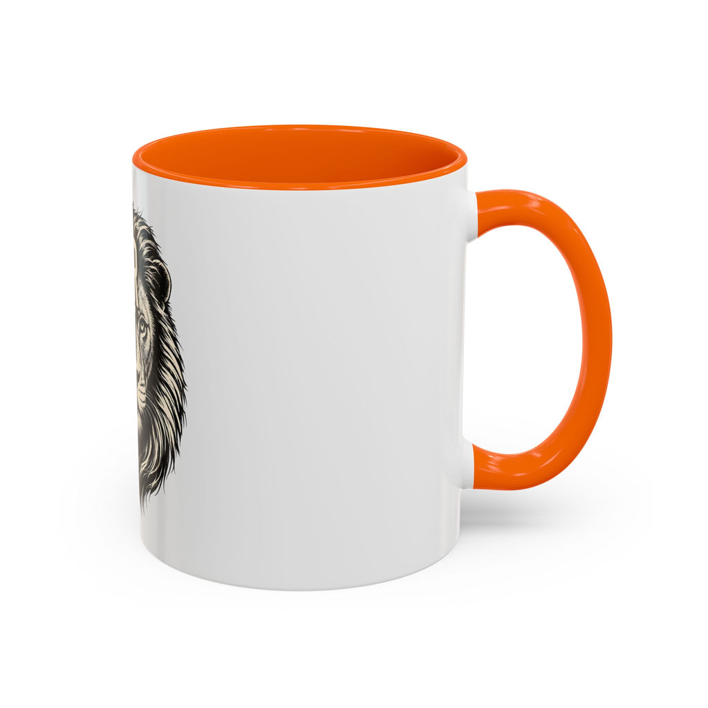 Power Doesn't Prove Itself Lion Coffee Mug — Motivational Accent Mug (11/15 oz)