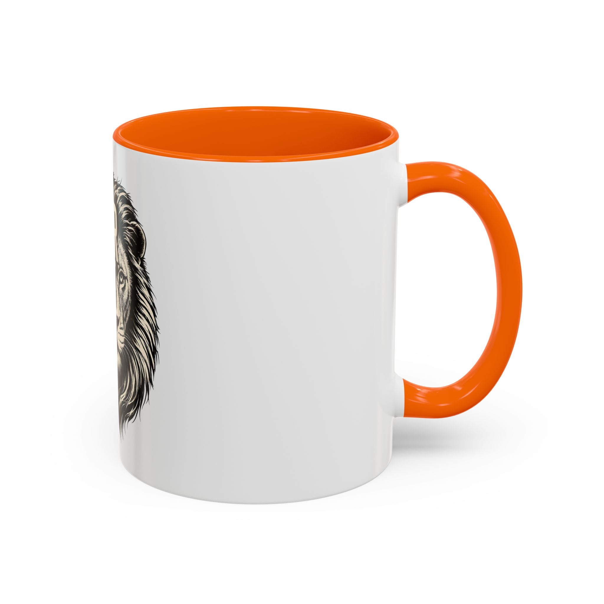 Power Doesn't Prove Itself Lion Coffee Mug — Motivational Accent Mug (11/15 oz)