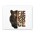 Tiger Face Canvas Wall Art — 'FIERCE' Split Tiger Matte Stretched Canvas