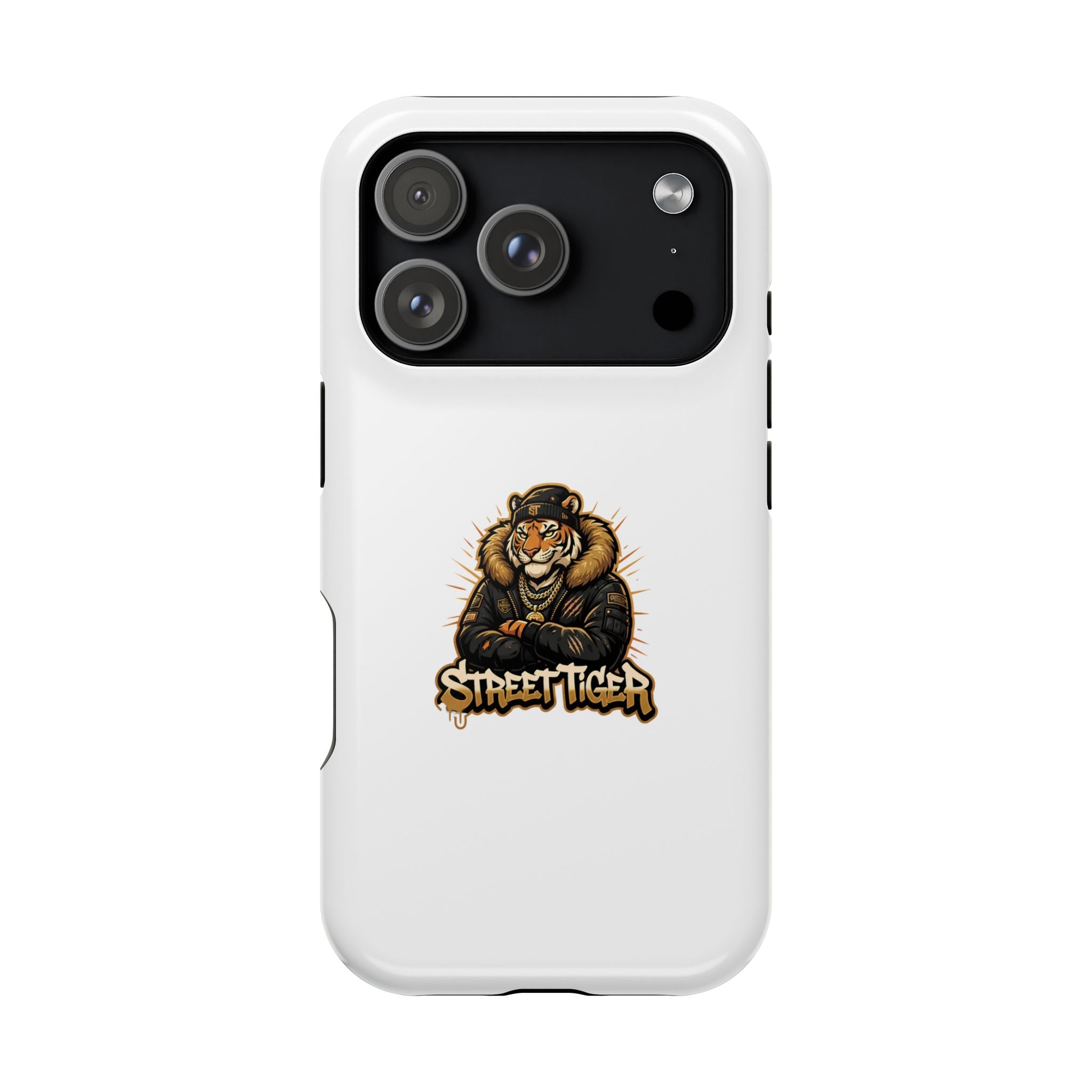 Phone Case — 'Street Tiger' Magnetic Impact-Resistant Protective Case