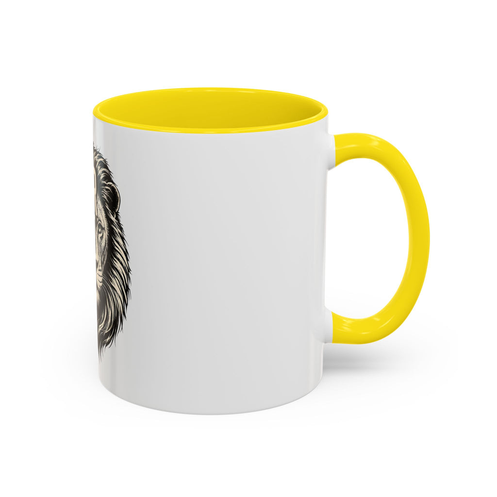 Power Doesn't Prove Itself Lion Coffee Mug — Motivational Accent Mug (11/15 oz)