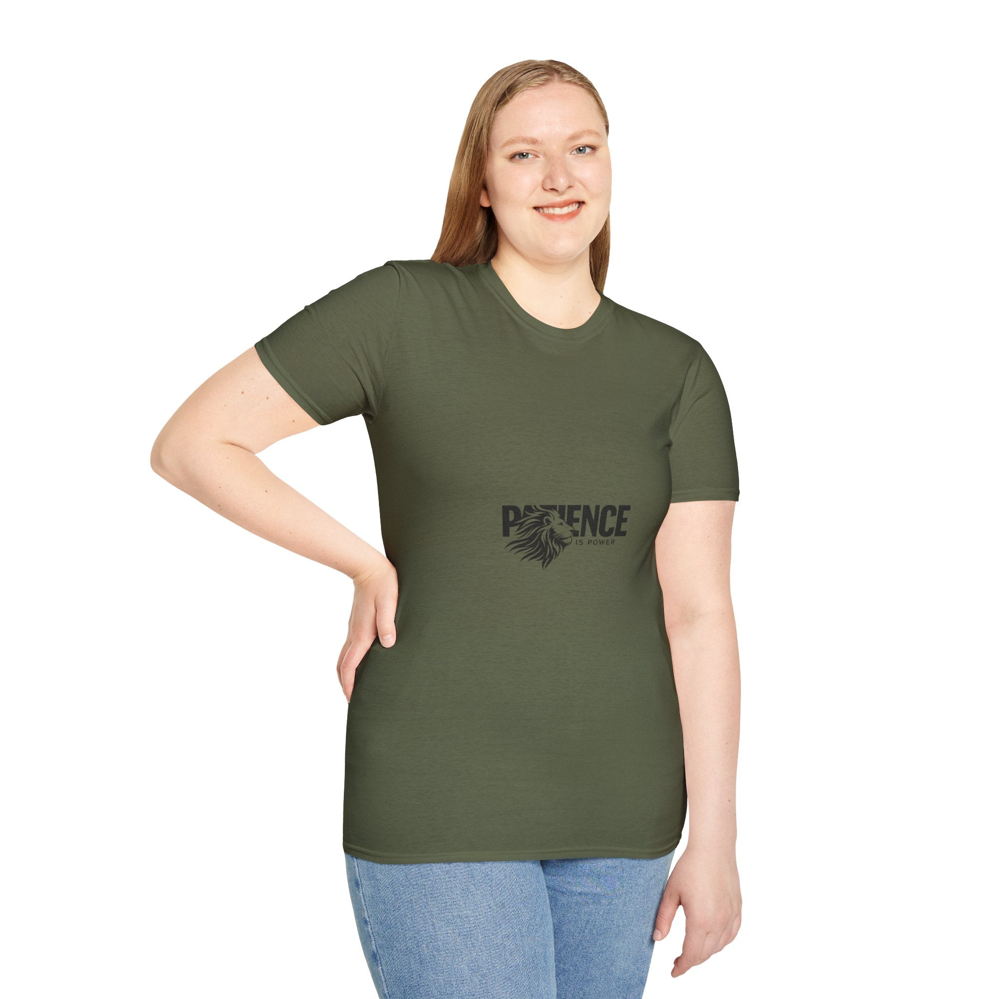 Patience Lion T-Shirt — Inspirational Graphic Tee