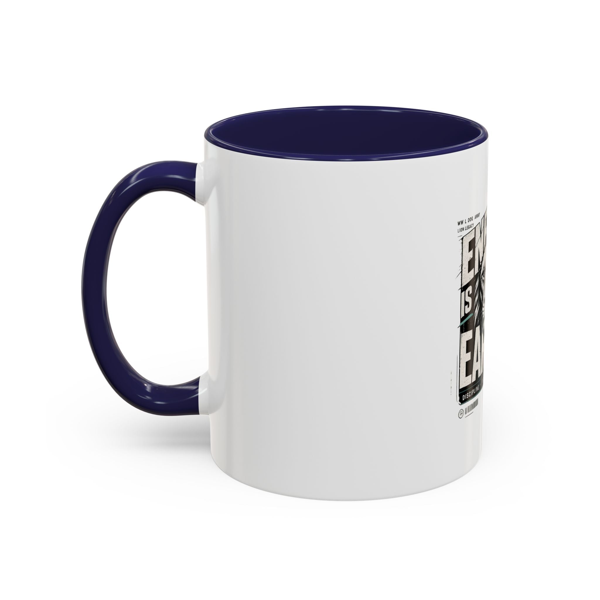 Energy Is Earned Lion Coffee Mug — Motivational Gym & Fitness Mug (11/15oz)
