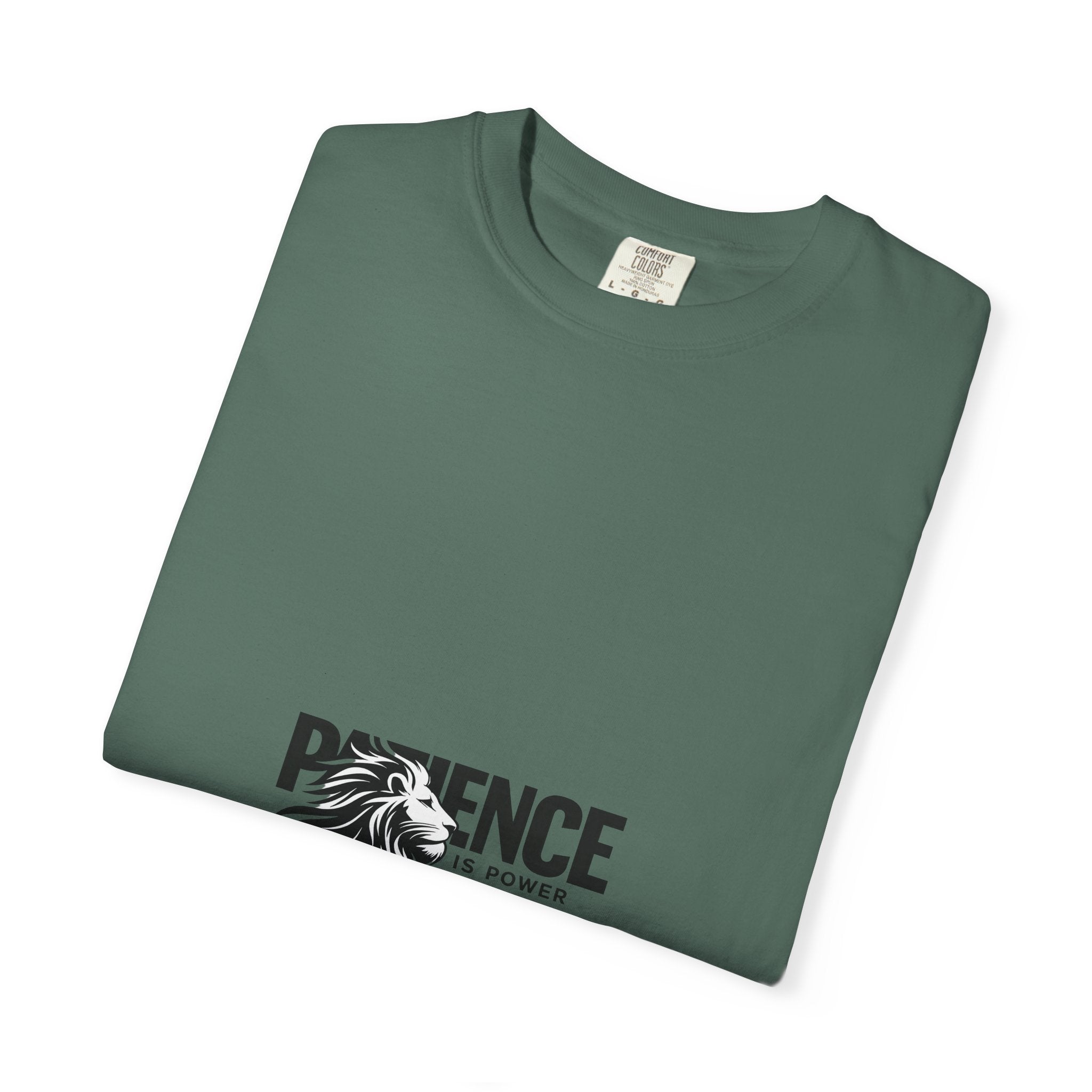 Patience Is Power Lion Graphic T-Shirt