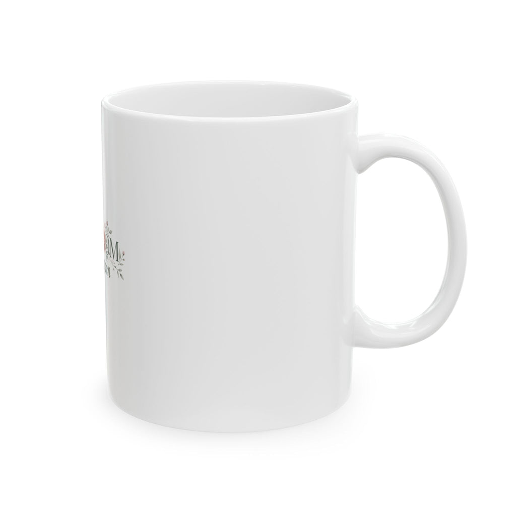 Bloom Again Floral Ceramic Mug — Inspirational Coffee Cup (11oz, 15oz)