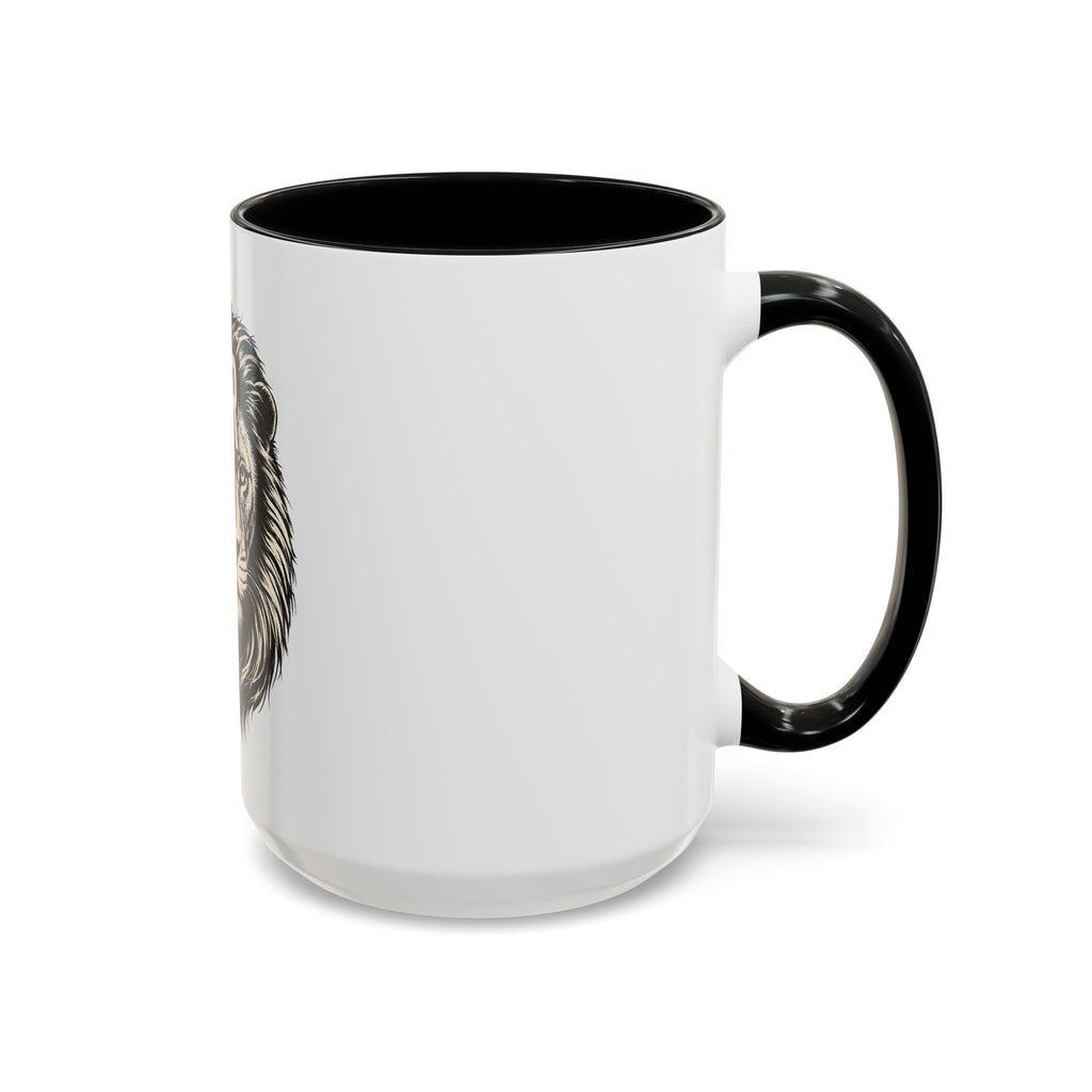 Power Doesn't Prove Itself Lion Coffee Mug — Motivational Accent Mug (11/15 oz)