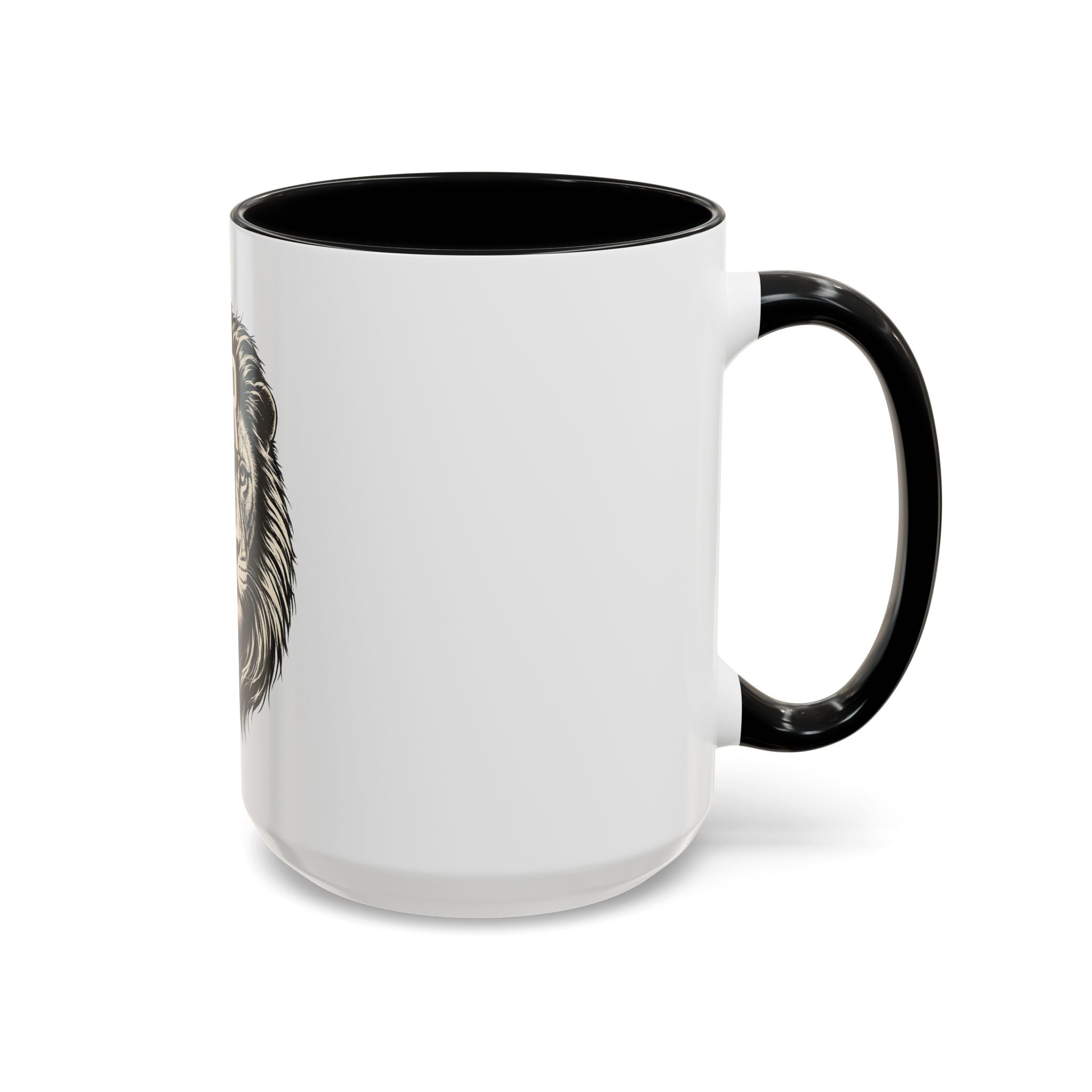 Power Doesn't Prove Itself Lion Coffee Mug — Motivational Accent Mug (11/15 oz)