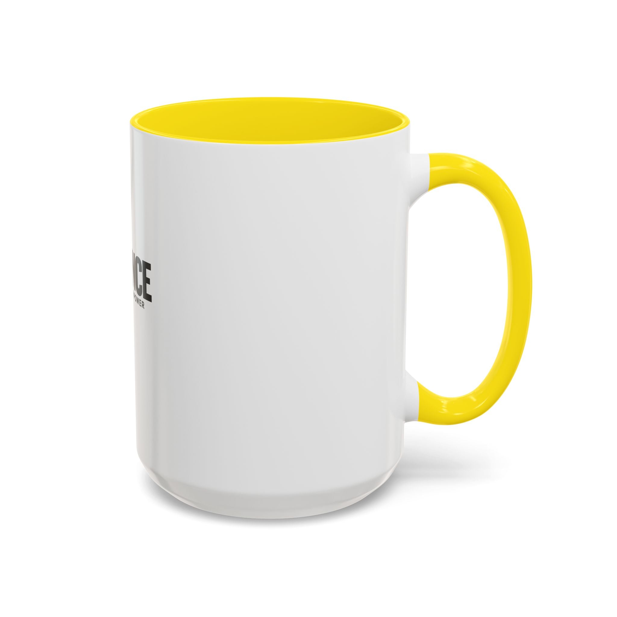 Patience Is Power Lion Coffee Mug — Inspirational Accent Mug (11/15oz)