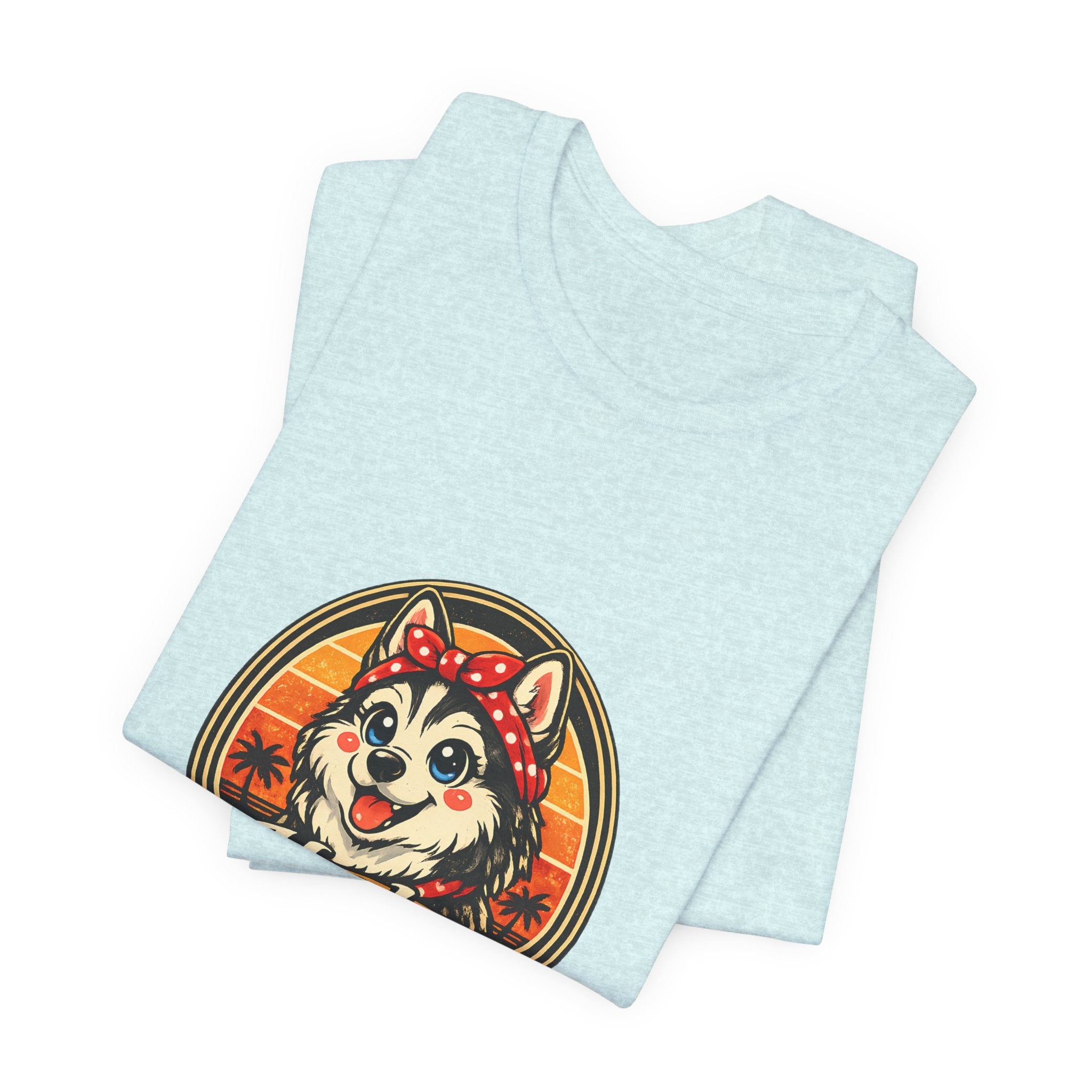 Husky Mom T‑Shirt — Retro Husky Pet Mom Tee