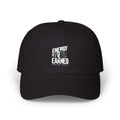 Dad Cap — 'Earned' Distressed Logo Baseball Hat
