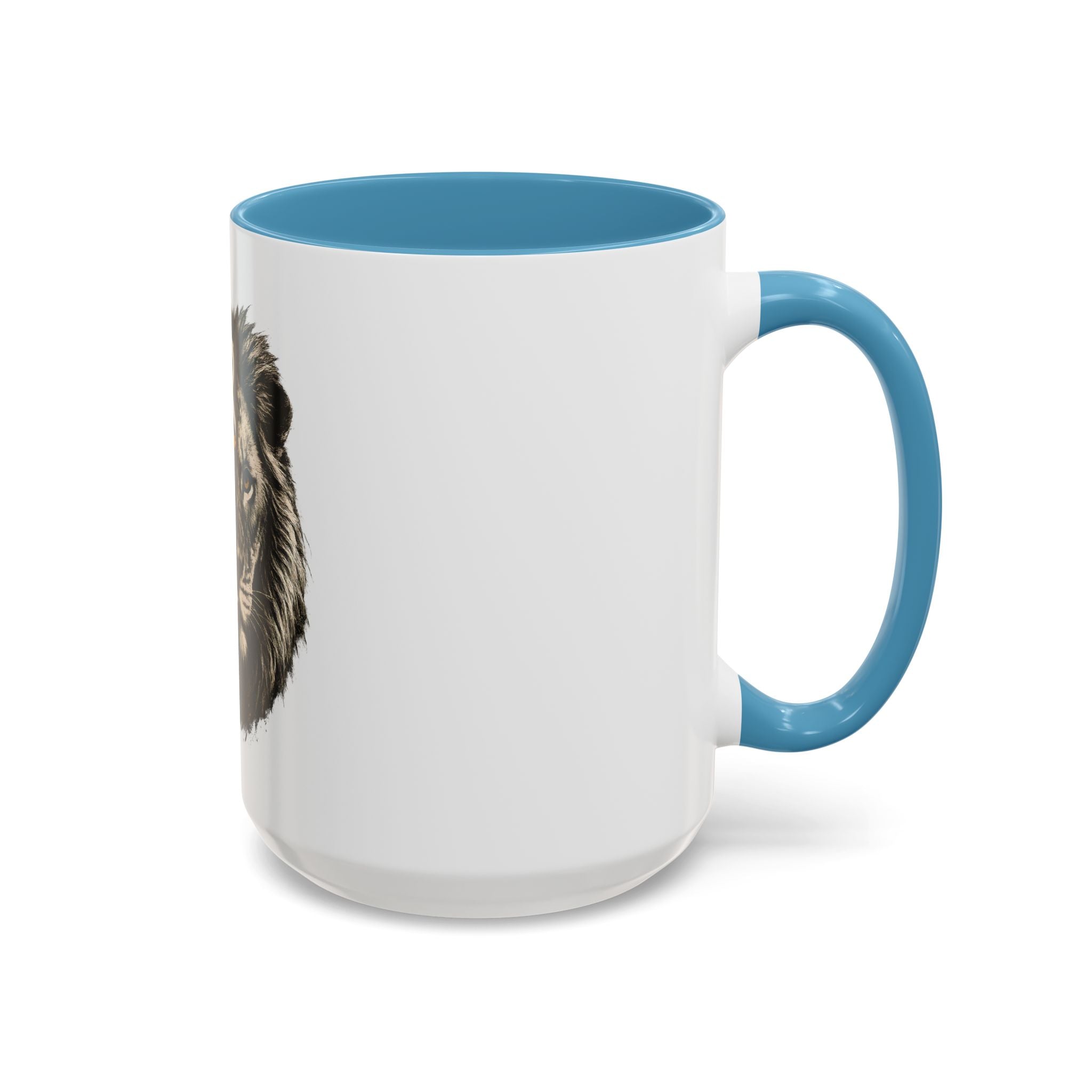 Power Doesn't Prove Itself Lion Accent Coffee Mug — Motivational 11/15oz Gift