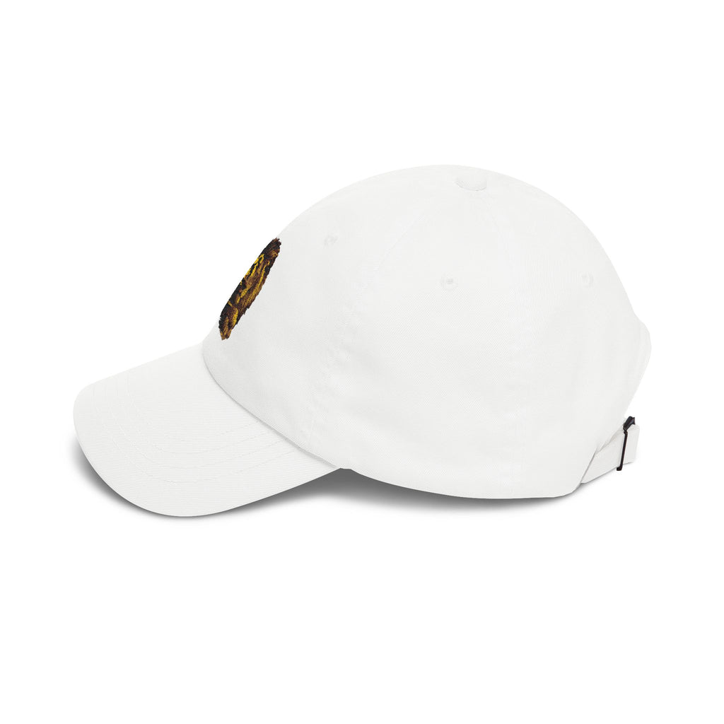 Lion Graphic Dad Cap — "Ever Lifts Rest" Embroidered Baseball Hat